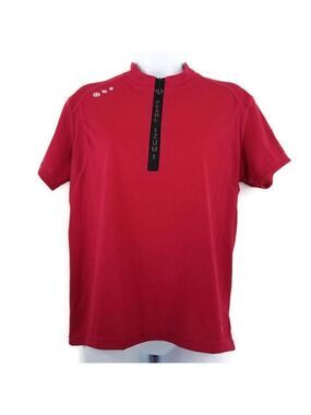 Vintage NWT 2007 Pearl Izumi Womens Medium 1/2 Zip Red Boulder Bike Top Jersey